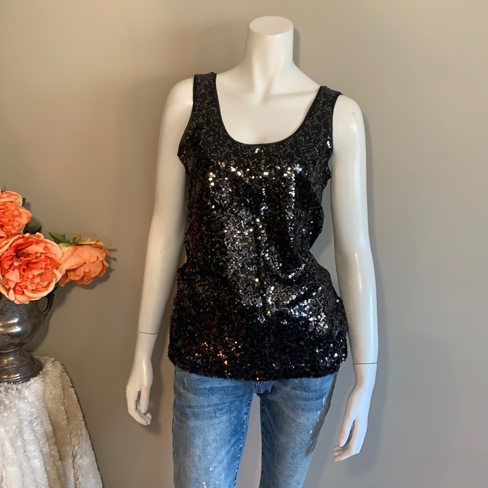 Banana Republic sequin tank Small